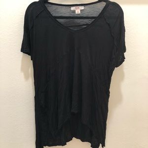 Missimo, Black, Flowy Tee